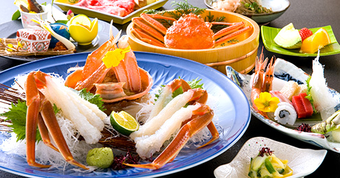 芦原温泉旅館の料理