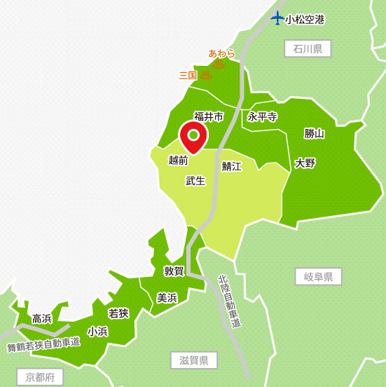 糸生温泉の位置