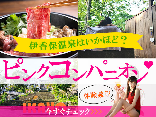 しゃぶしゃぶ・温泉・石段・ピンクコンパニオンの楽しみ満載の伊香保温泉