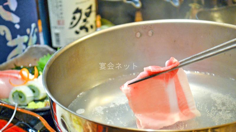 ホテル平成のしゃぶしゃぶ料理