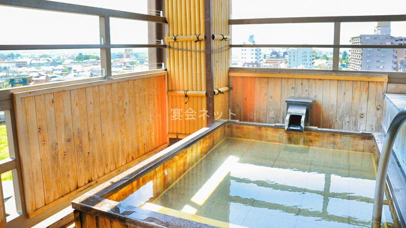 古柏園の展望露天風呂