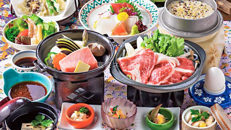 石和温泉石風の宴会料理