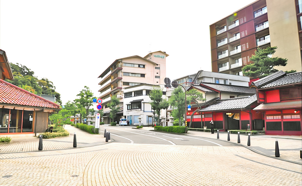 山代温泉街の風景