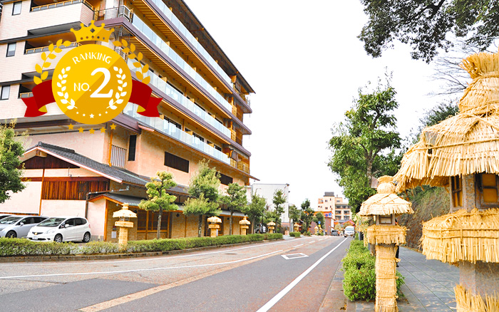 山代温泉の町並み