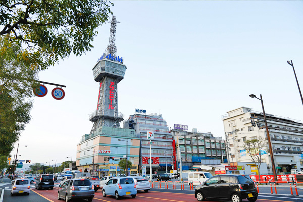 別府温泉の風景