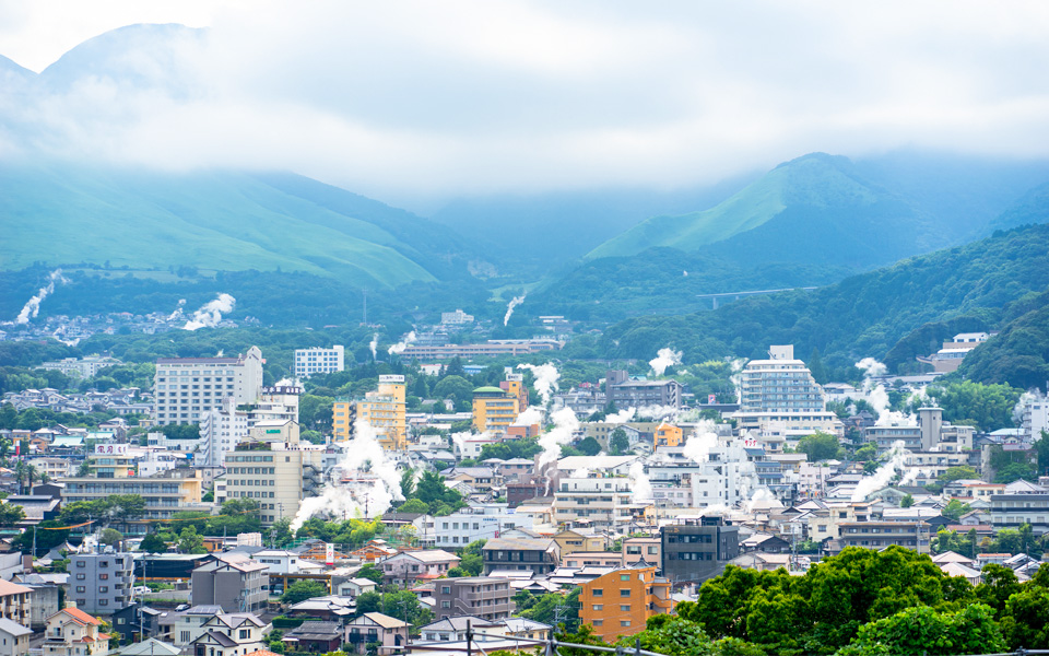 別府温泉街