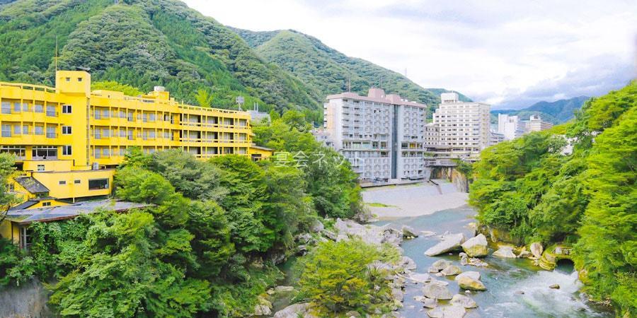 鬼怒川温泉の景色