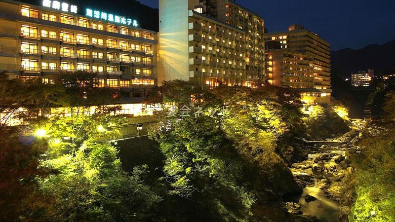鬼怒川温泉の風景
