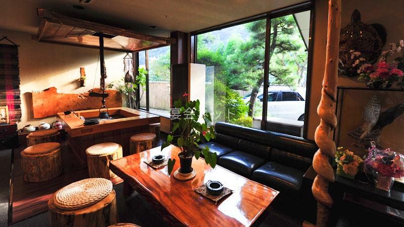 鬼怒川温泉の旅館の館内の写真