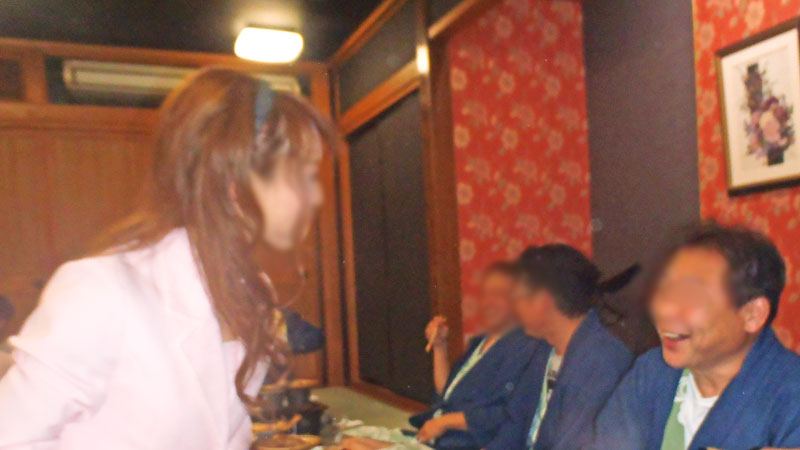 あわら温泉 つるやの宴会の様子