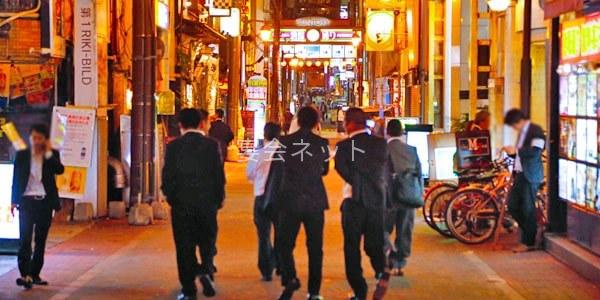 熊本繁華街の街並み