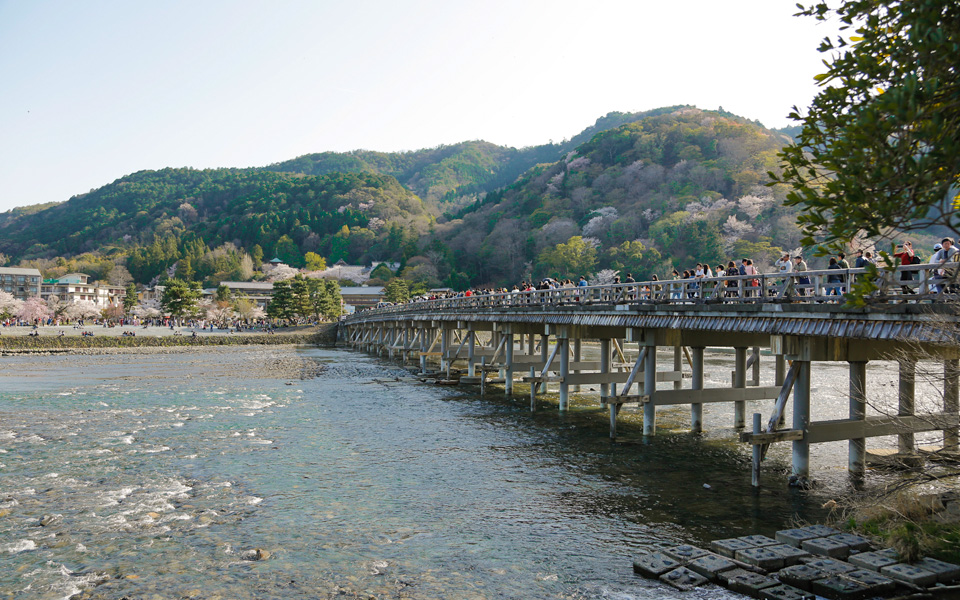 嵐山の渡月橋