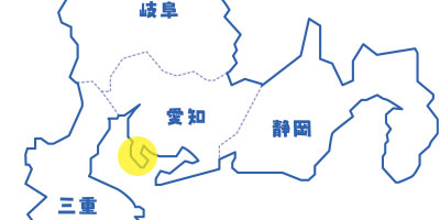 知多半島の地図