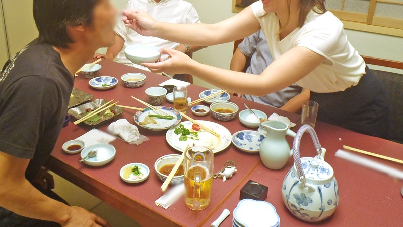 錦の宴会風景