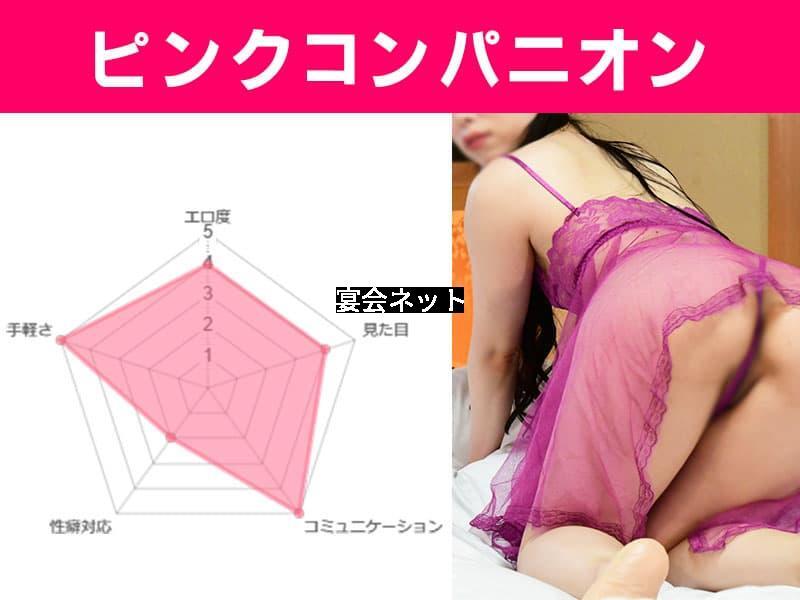 ピンクコンパニオンレーダーチャート