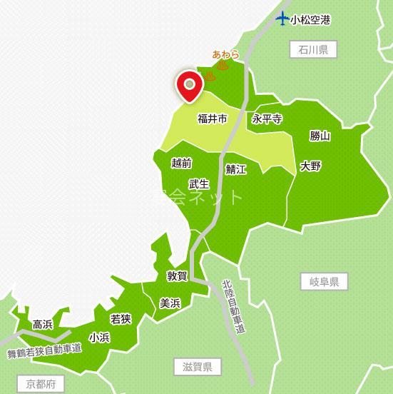 鷹巣温泉の位置
