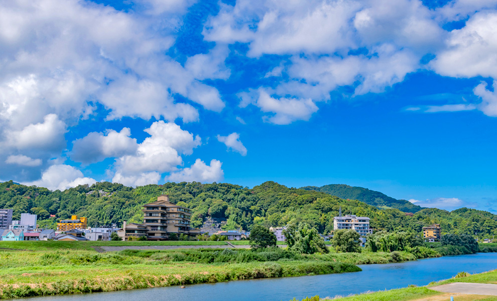 伊豆長岡温泉の風景