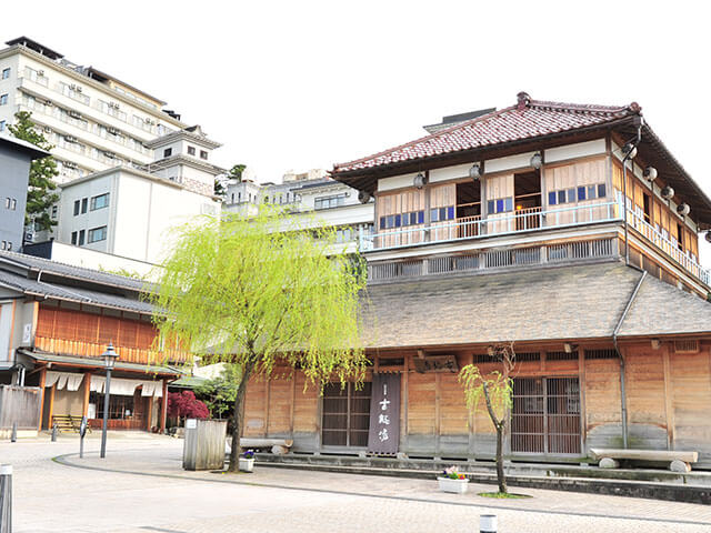 山代温泉の町並み