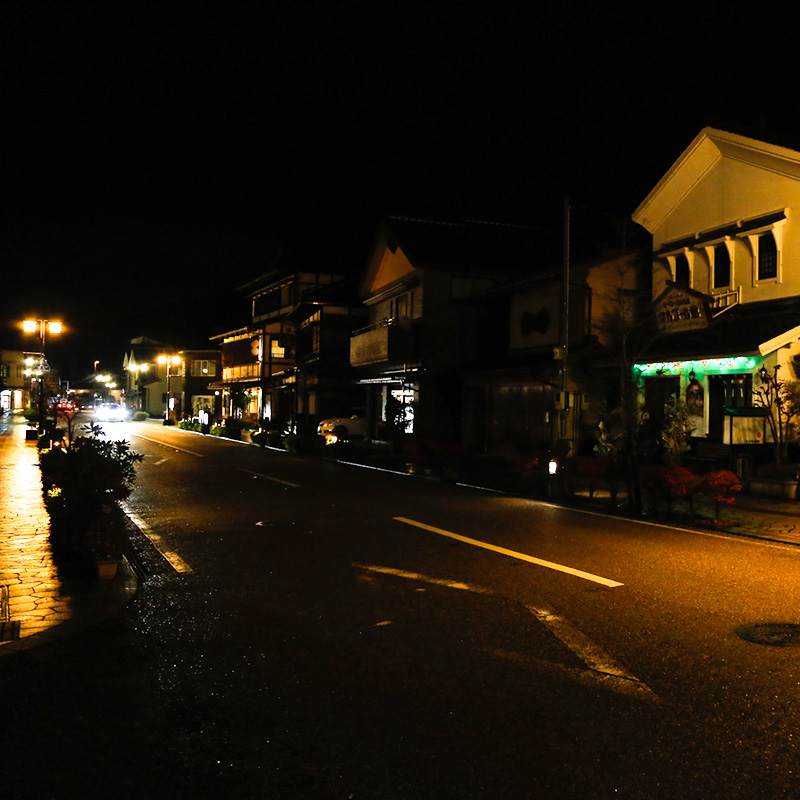 山中温泉の夜歩き