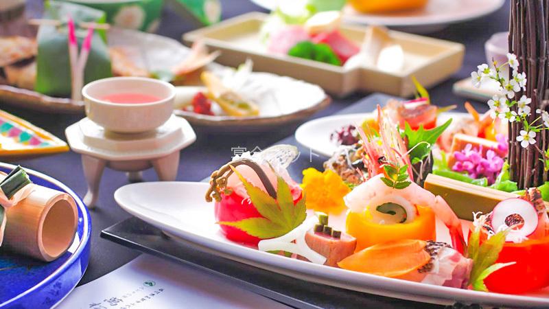 山代温泉萬松閣の会席料理