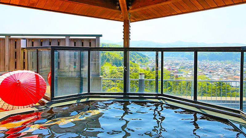 山代温泉山下家の露天風呂