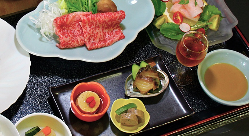 楽気ハウス 甲斐路 料理