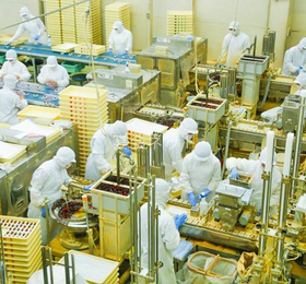 石和温泉　桔梗屋本社工場