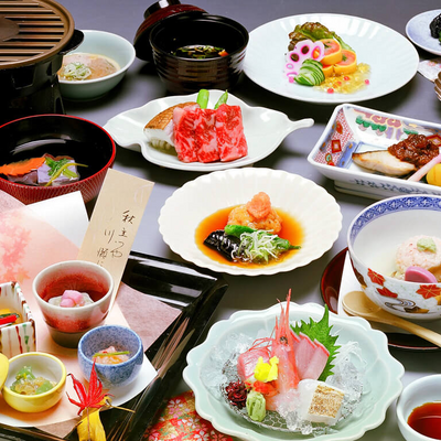 料理 - 縁起の宿　矢田屋松濤園