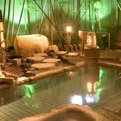 あわら温泉 つるや　屋外庭園風呂