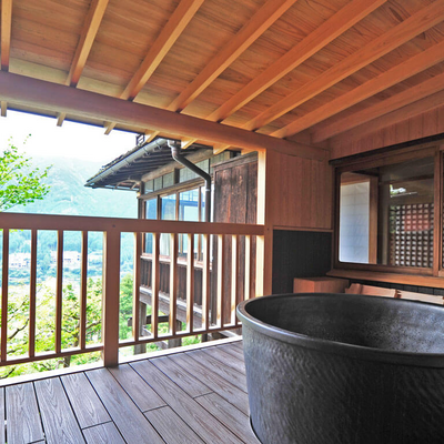 客室露天風呂 - 湯之島館