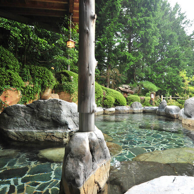 屋上露天風呂 - 湯之島館