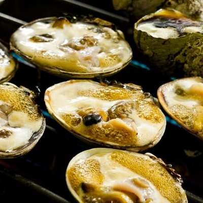 大アサリ焼き - ホテル魚半日吉苑