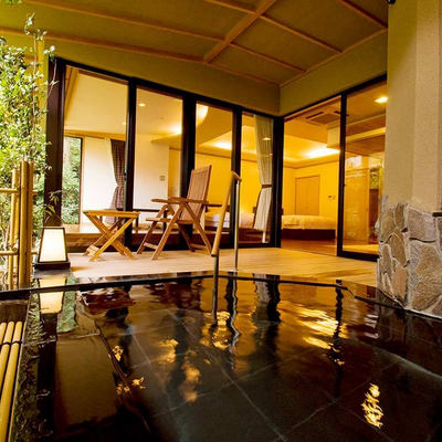 露天風呂付き客室4 - こおろぎ楼