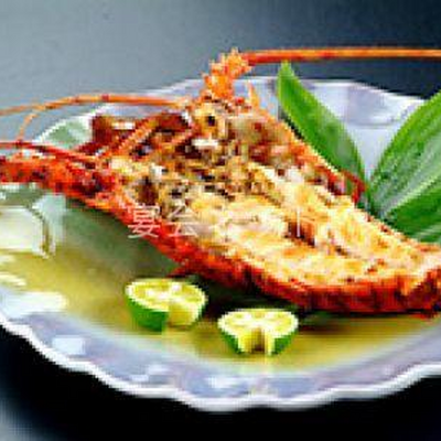 伊勢海老鬼殻焼き - 福狸亭 小川家