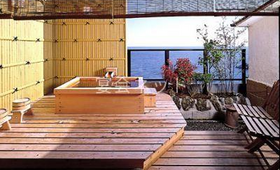 うみのホテル中田屋のお風呂