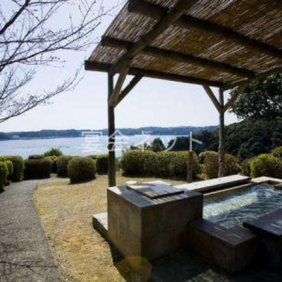 足湯 - ホテル中の島