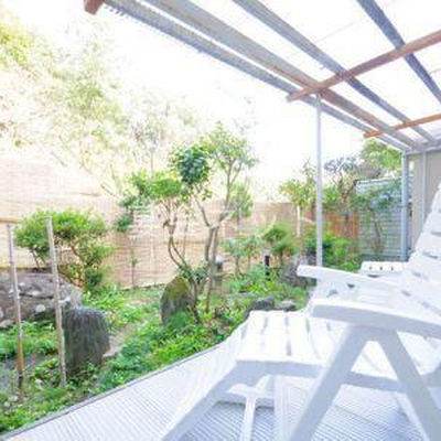 大浴場のテラス - 土柱ランド新温泉