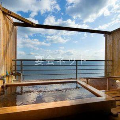 清海荘の展望貸切露天風呂