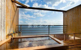 清海荘の展望貸切露天風呂