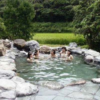 露天風呂 - 海辺の和風ペンション 壱岐牧場