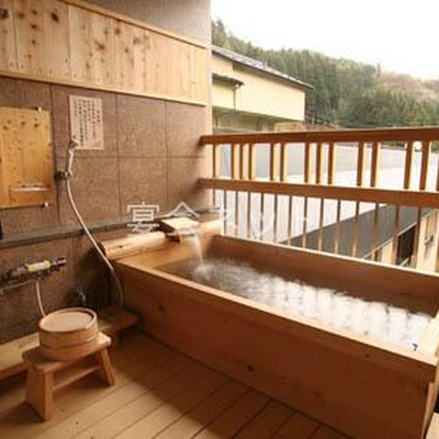 「名月の間」部屋付露天風呂 - 川浦温泉 山県館
