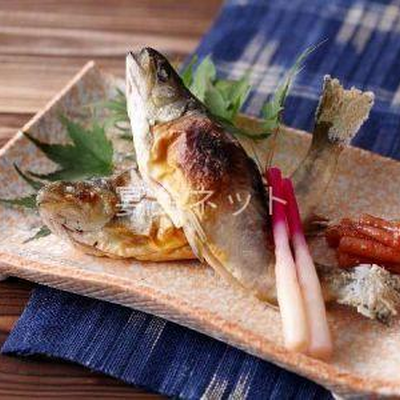 川魚の塩焼き - ほてる白河湯の蔵