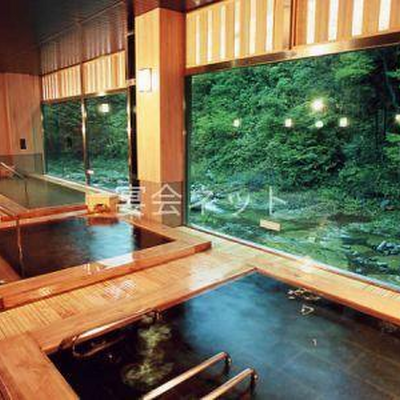 大浴場「薬師の湯」 - かやぶきの郷薬師温泉 旅籠