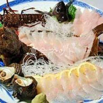 ヒラメの活造り - うずしお温泉　玉福旅館