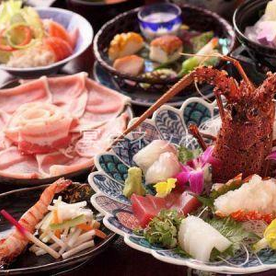 伊勢海老コースの一例 - 指宿白水館