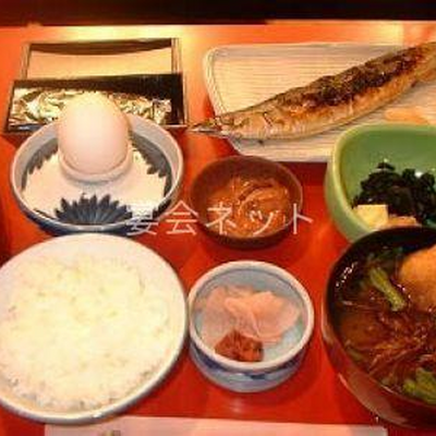 朝食 - 追分温泉