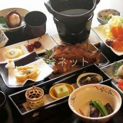 料理 - 一望千里 御湯宿 中屋