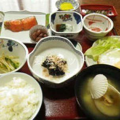 朝食 - かねさだ旅館