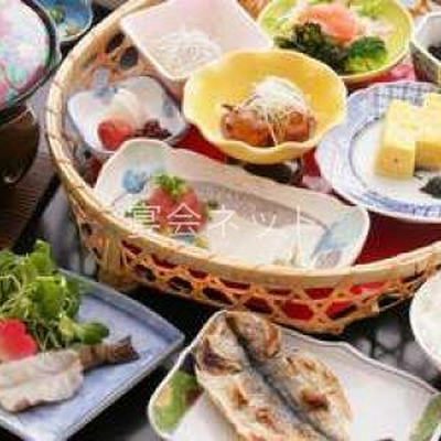 朝食 - 温泉やど うおき