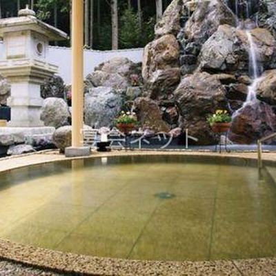 露天風呂石風呂 - 松園荘　保津川亭